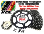 Black Ducati 696 Monster 2008-14 Rk Racing Chain And Sprocket Kit + Colors. Fixed Price $249.95.