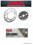 Kawasaki KX100 2000-2015 Jt/rk 420MXZ Gold Chain And Sprocket Kit. Fixed Price $77.70.