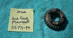 Harley Davidson Sportster 883 & 1200 Transmission Mainshaft 2ND Gear 35771-94. Fixed Price $149.00.