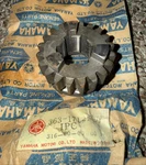 Nos 1973-74 Yamaha SC500 2ND Gear Pinion (20T) # 363-17121-60-00. Fixed Price $14.99.