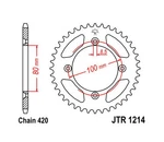 Steel Rear Sprocket 420 36T #JTR1214.36 Fits Honda CRF70F/XR70R. Fixed Price $24.32.