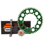 Primary Drive Chain And Sprocket Kit Aluminum Rear/o-ring Green. Fixed Price $113.93.