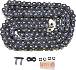 Rk 530 Max Z Drive Chain 130 Links Black And Gold. Fixed Price $242.44.