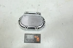87-05 Harley Oem Ribbed Chrome Transmission End Cover 37105-87. Fixed Price $50.00.