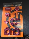 Moose Racing Bling Pack Billet Aluminum Red For Honda Crf 450 09-16 1231-0900. Fixed Price $80.00.