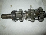 Yamaha 1976 1982 XS360 / XS400 Main Axle Shaft Assy 1L9-17401-00-00 With Gears. Fixed Price $64.95.