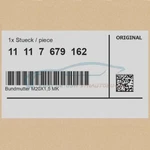 Genuine Bmw 11117679162 - Collar Nut M20X1.5 Mk. Fixed Price $49.78.