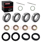 Front Wheel Bearings Seals Kit W/ Washers For Yamaha Kodiak YFM400 1993-2006. Fixed Price $19.99.