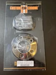 Custom Chrome Rear Pulley Hub Cap For Big Twin 80 & Up With Belt Drive. Fixed Price $80.00.
