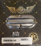 0177-2014-CH Rsd Inspection Cover Assy Twin Cam 88 99- Flanged Crome. Fixed Price $119.00.