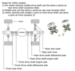 Balls 19-1003 U-joint Kit Yamaha 660 Rhino 2004 07 1205-0219 21-91003. Fixed Price $31.32.