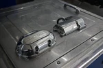 Harley Topxside Chrome Transmission Cover H-d 37182-11 413 E3 & 34471-06A. Fixed Price $80.00.