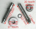 Main Counter Shaft (b) For 50CC 70CC 90CC 110CC 125CC Atv Quad Dirt Bike Go Kart. Fixed Price $21.95.