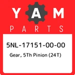 5NL-17151-00-00 Yamaha Gear, 5TH Pinion (24T) 5NL171510000, New Genuine Oem Part. Fixed Price $123.17.