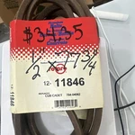 Rotary 11846 Deck Drive Belt 1/2" X 77-3/4" Cub Cadet 754-04062. Fixed Price $7.70.