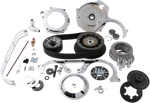 Belt Drives 2" Open Kit With 2-PIECE Motor Plate Chrome TC2PB-2C. Fixed Price $3715.05.