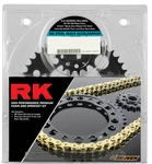 Rk 7061-069PGX Quick Acceleration Chain And Sprocket Kit, Gold No Front Spkt. Fixed Price $99.99.
