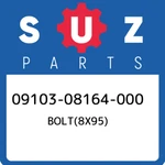 09103-08164-000 Suzuki BOLT(8X95) 0910308164000, New Genuine Oem Part. Fixed Price $34.34.