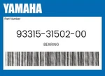 Yamaha Genuine Bearing 93315-31502-00. Fixed Price $35.59.