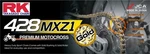 Rk 428 MXZ1 Mini Racing Chain 124 Links Gold. Fixed Price $69.35.