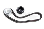 Twin Belt Pulley Kit Lightweight Billet -brushed Alloy. Fixed Price $70.91.