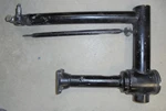 Moto Guzzi Loop Frame, V7SPORT, 850T Swingarm With New U-joint And Bearing. Fixed Price $225.00.