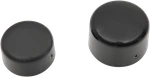 Drag Specialties 02141236 Black Rear Axle Caps FXSTSSE3 Cvo Softail Springer. Fixed Price $45.71.