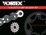 Vortex Gfrs Go Fast 520 Street Chain And Sprocket Kit CK2138. Fixed Price $226.06.