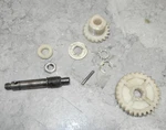1974 Yamaha Oil Pump Drive Gear And Worm Shaft 214-13175-01-00. Fixed Price $25.00.
