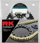 Rk 520 Quick Acceleration Chain & Sprocket Kit Black/gold For Yamaha YZF-R6. Fixed Price $224.60.