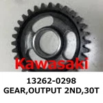 New Kawasaki Genuine Gear,output 2ND,30T 13262-0298 Direct From Japan. Fixed Price $87.99.