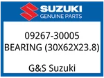 Suzuki Oem Part 09267-30005 Bearing (30X62X23.8). Fixed Price $125.53.