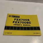 Yamaha FZX700SC Owners Manual LIT-11626-05-05 Genuine. Fixed Price $45.00.