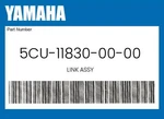 Yamaha Genuine Link Assy 5CU-11830-00-00. Fixed Price $107.99.