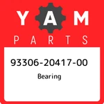 93306-20417-00 Yamaha Bearing 933062041700, New Genuine Oem Part. Fixed Price $41.10.
