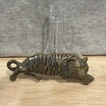 Vintage Belt Buckle Solid Brass Laying Tiger Panther Cat 6. Fixed Price $39.99.