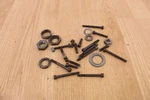 1981 Yamaha IT250 Engine / Crankcase Bolts And Misc. Nuts Washers. Fixed Price $29.00.