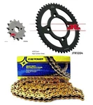 Honda CRF110F XR100R 14/50 Jt Front Rear Sprocket & Firepower Hd Gold Chain Kit. Fixed Price $70.28.