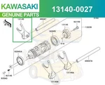 13140-0027 Kawasaki 06-10 Ninja ZX10R Shift Fork Input. Fixed Price $92.86.