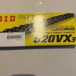 D.i.d Pro Street X-ring Chain 520VX3 Pitch -1DISP 125-800CC- 120FBSTEEL. Fixed Price $92.87.