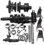 82 83 Honda FT500 Ascot Transmission Shift Shaft Gears Forks 23210-435-730. Fixed Price $55.00.