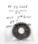 2004 01-09 Yamaha Drive Axle 3RD Gear 29T 5NL-17231-11-00. Fixed Price $20.00.