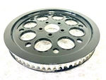 Harley Touring Electra Glide, Road King Black Gloss Sprocket Pulley 2002-08 70T. Fixed Price $350.00.