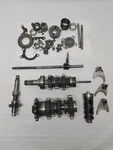 1978 Suzuki GS750 Transmission Gears Shafts (as Shown). Fixed Price $50.00.