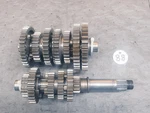 1983-86 Honda Shadow VT500 Transmission Mainshaft Gearbox Assembly #23211-MF5-00. Fixed Price $28.00.