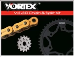 Yamaha 2006-2008 YZF-R1 Vortex 520 Ek Chain & Steel Sprocket Kit 16-47 Tooth. Fixed Price $235.32.