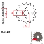 Sprockets JTF249.15 15T Steel Front. Fixed Price $11.17.
