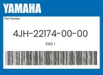 Yamaha Genuine End 4JH-22174-00-00. Fixed Price $46.10.