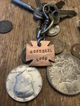 1983 Softtail Copper Motorcycle Key Fob. Fixed Price $19.95.