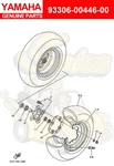 Yamaha Bearing 93306-00446-00 Oem New. Fixed Price $31.27.